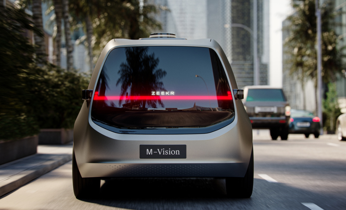 极氪ZEEKR M-Vision概念车最新消息，造型时尚，预计2024年量产