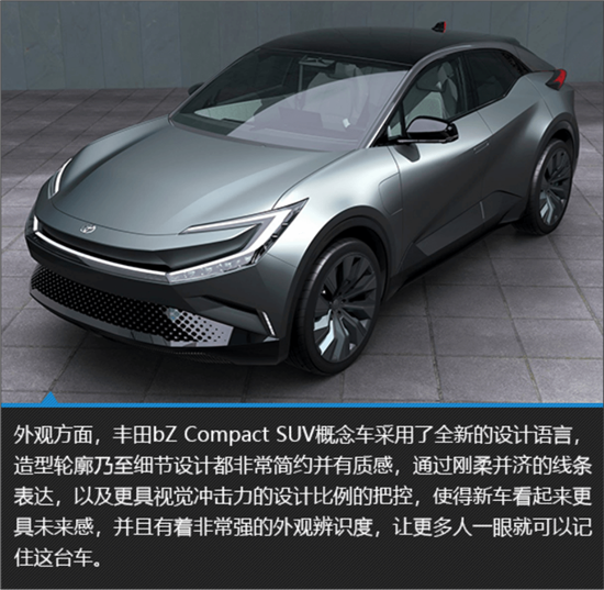 极具未来感 丰田bZ Compact SUV新车图解