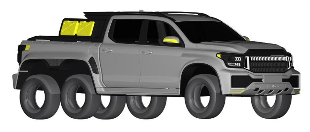 长城6X6皮卡谍照曝光，搭载3.0T V6动力，越野性能进一步提升