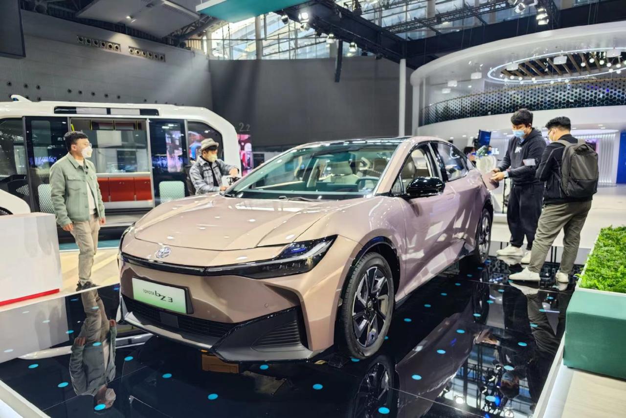 2022广州车展：预售价18.98万起，续航超600km，bZ3亮相广州车展