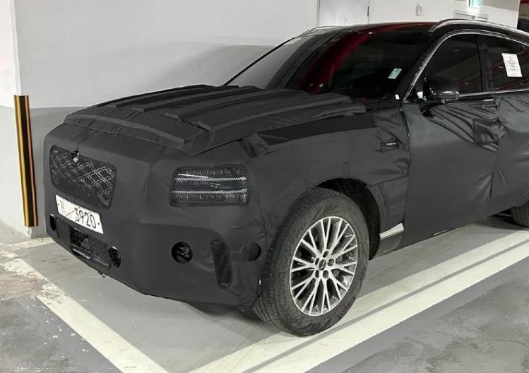 宝马X6竞品来袭 捷尼赛思GV80 Coupe实车图曝光