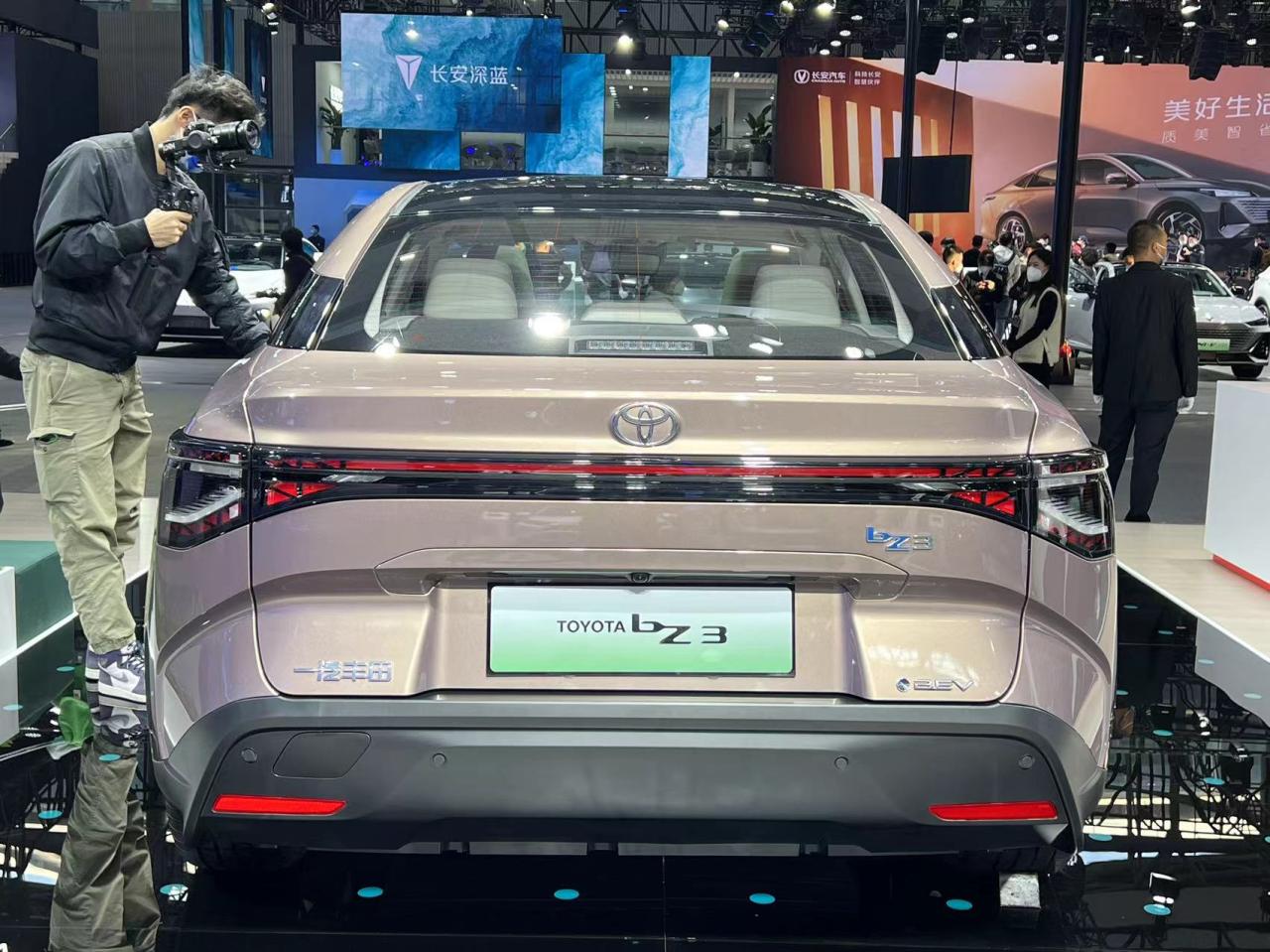2022广州车展：预售价18.98万起，续航超600km，bZ3亮相广州车展