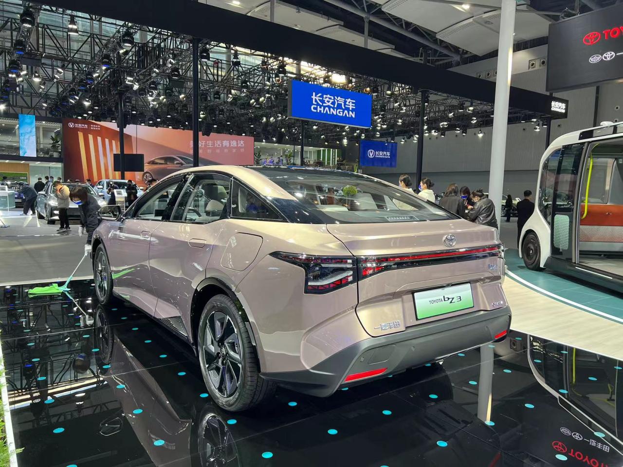 2022广州车展：预售价18.98万起，续航超600km，bZ3亮相广州车展
