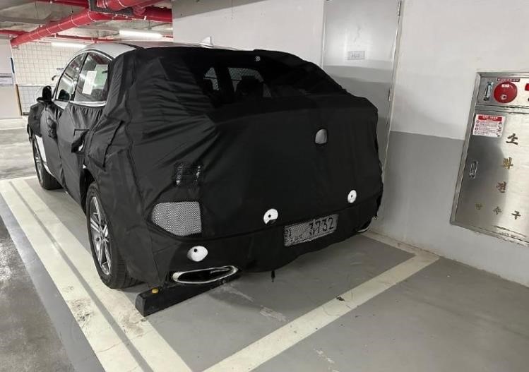 宝马X6竞品来袭 捷尼赛思GV80 Coupe实车图曝光