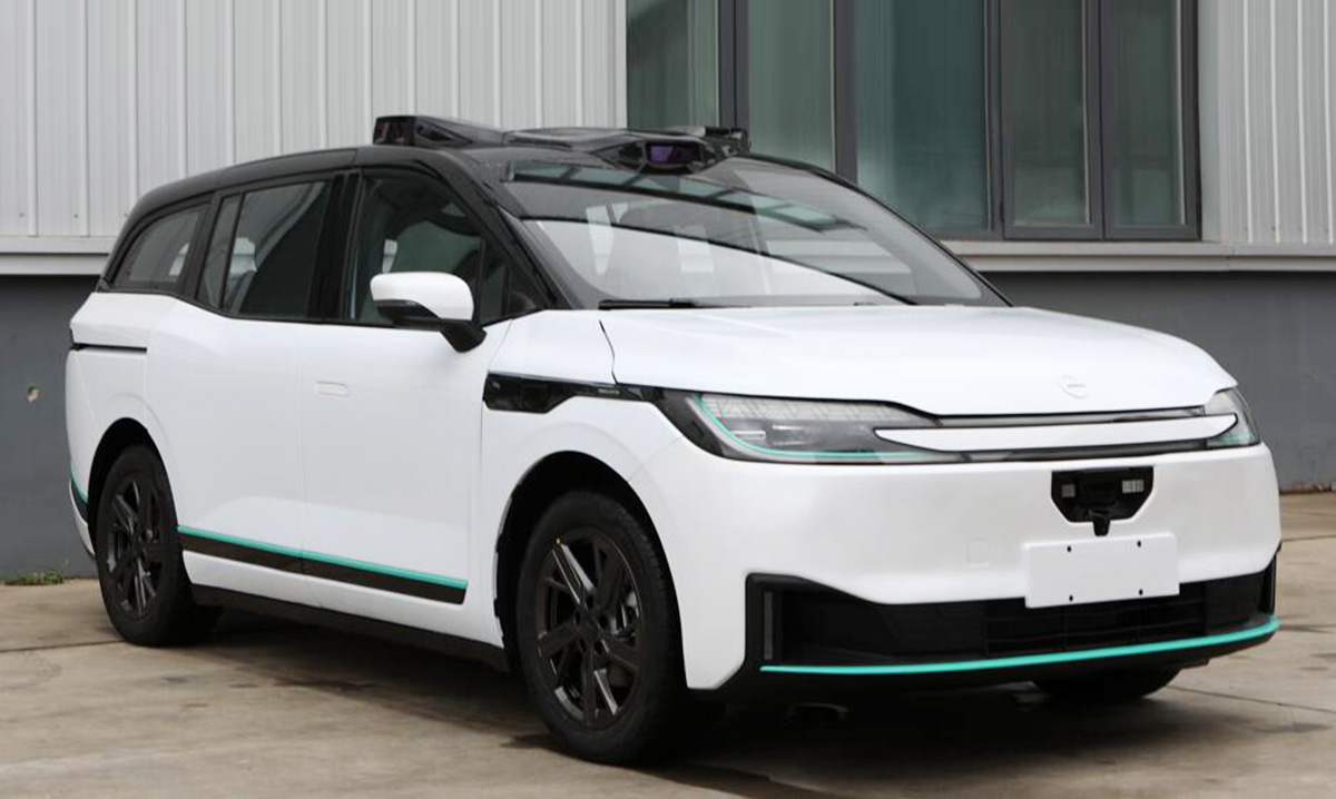 百度Apollo RT6量产版正式申报，外观很前卫科幻，4座，侧滑门