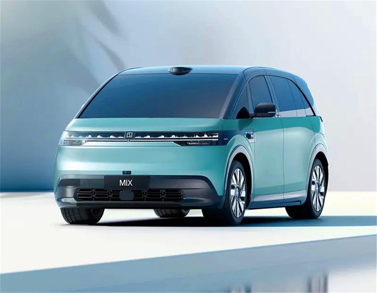mpv车型车风格 定位跨界SUV 采用全新开门方式 极氪MIX官图发布